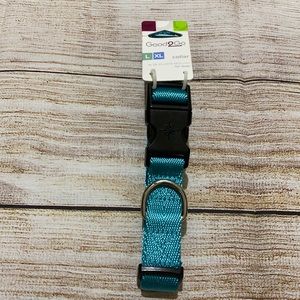 Brand new teal L/XL dog collar